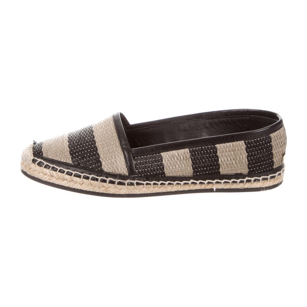 Burberry raffia striped espadrille